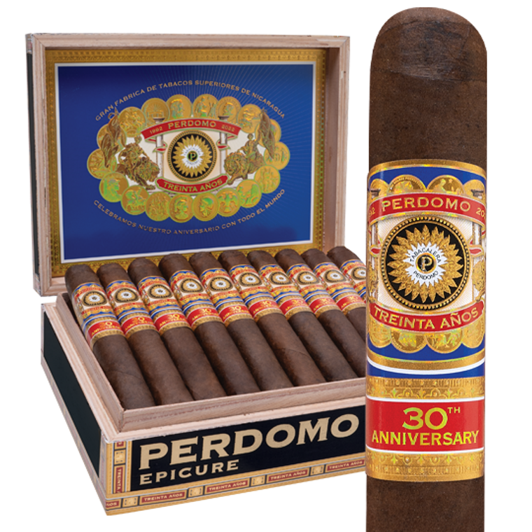 Perdomo 30th Anniversary Maduro Robusto (5x54 / 10 Pack)