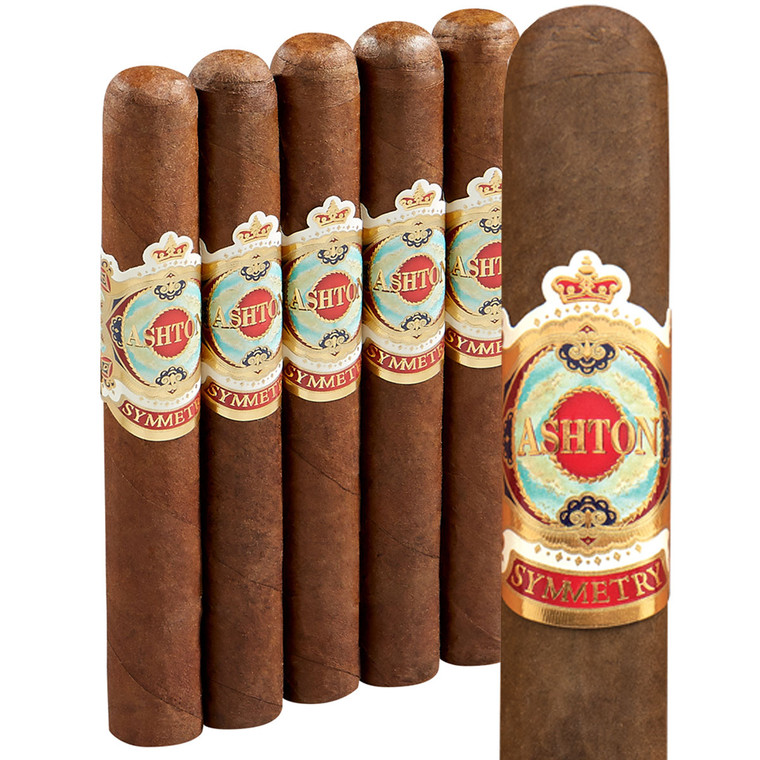 Ashton Symmetry Belicoso (5.3x52 / 5 Pack)