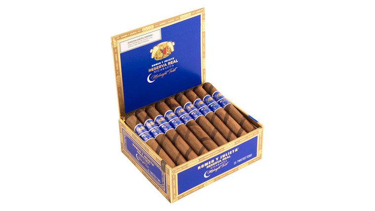 Romeo y Julieta Reserva Real Nicaragua Midnight Twist Toro (6x54 / Box 25)