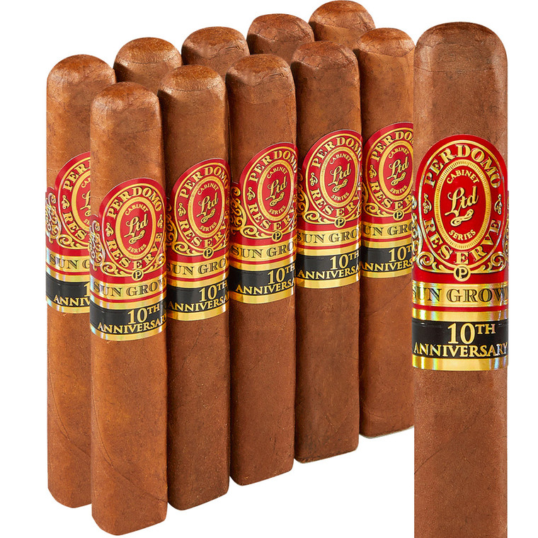 Perdomo 10th Anniversary Sun Grown Epicure (6x54 / 10 Pack)