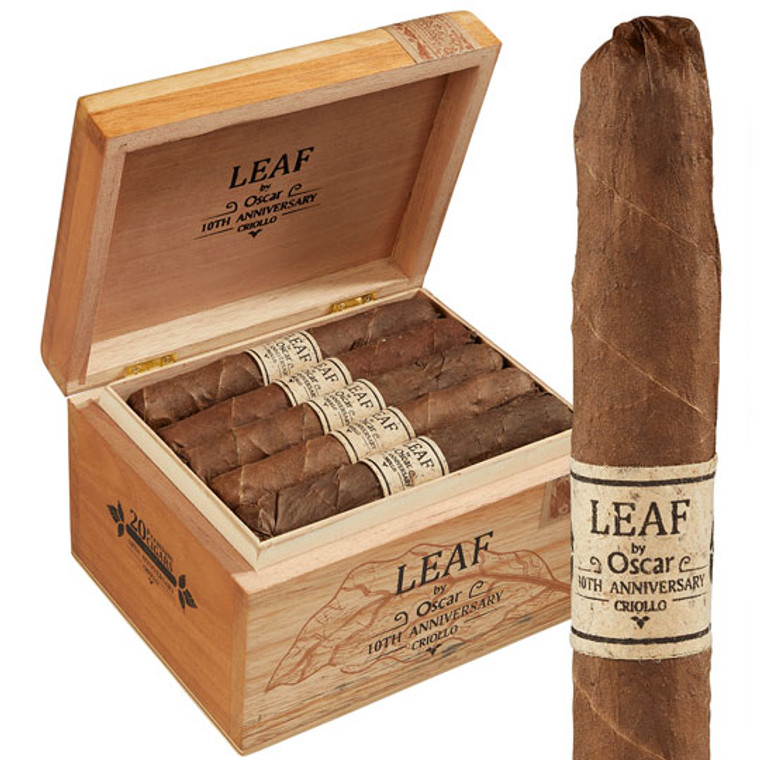 Leaf By Oscar 10th Anniversary Criollo Toro (6x52 / Box 20)