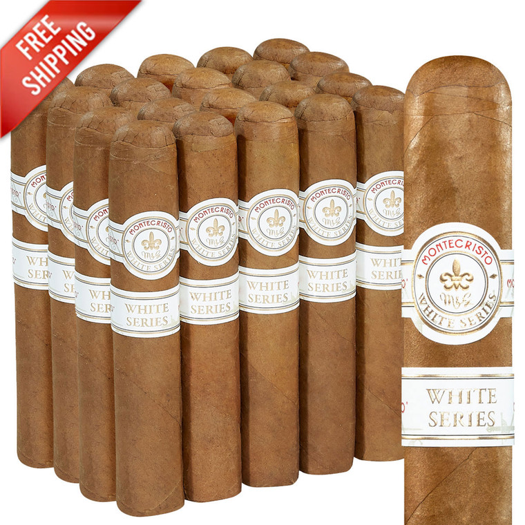 Montecristo White Rothschilde (Robusto) (5x52 / 20 Pack)