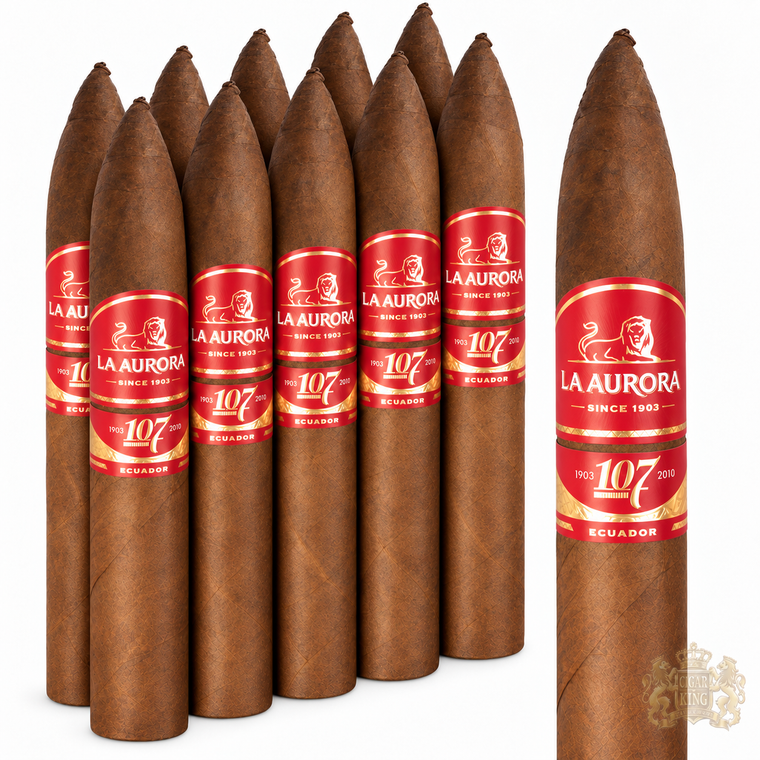 La Aurora 107 Ecuador Belicoso (6.25x52 / 10 Pack)