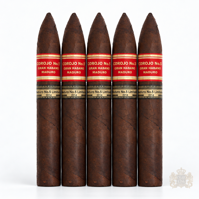 Gran Habano #5 Maduro Corojo Pyramid (6.1x52 / 4 Packs of 5 Cigars)