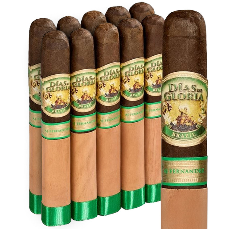 AJ Fernandez Dias de Gloria Brazil Toro (6.5x54 / 10 Pack)