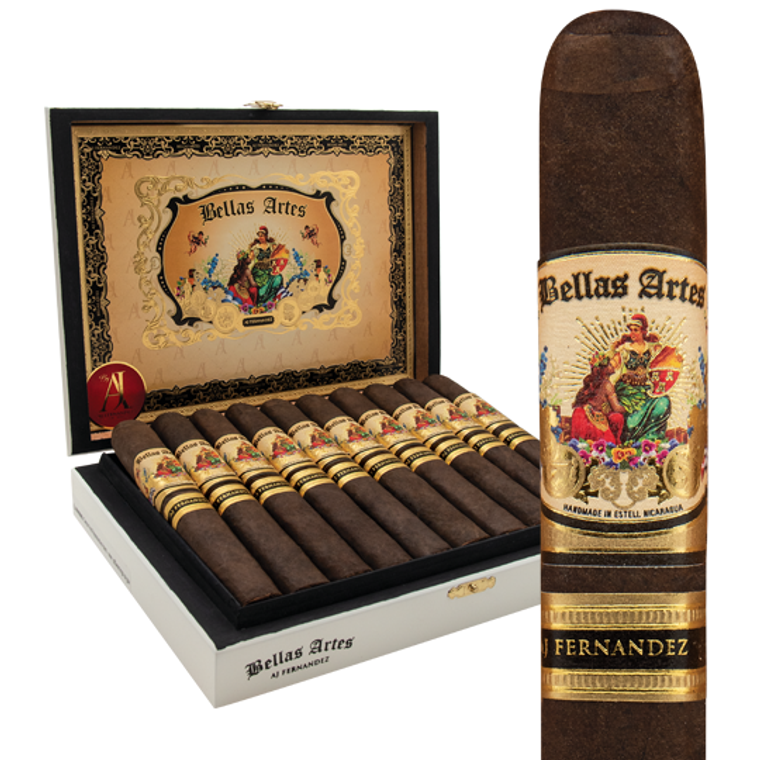 AJ Fernandez Bellas Artes Maduro Figurado (6.5x52 / Box 20)