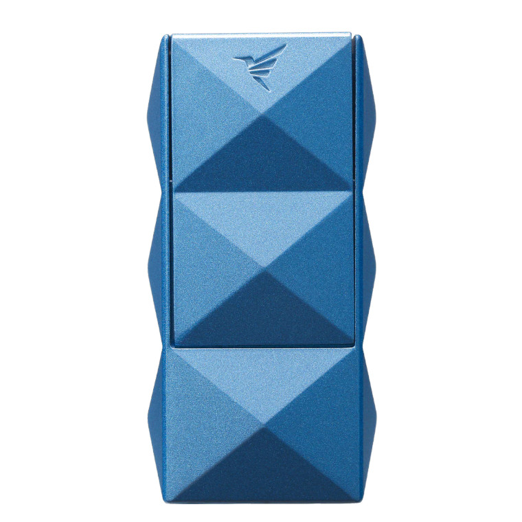 Colibri Quasar II pocket-sized double torch flame lighter Blue