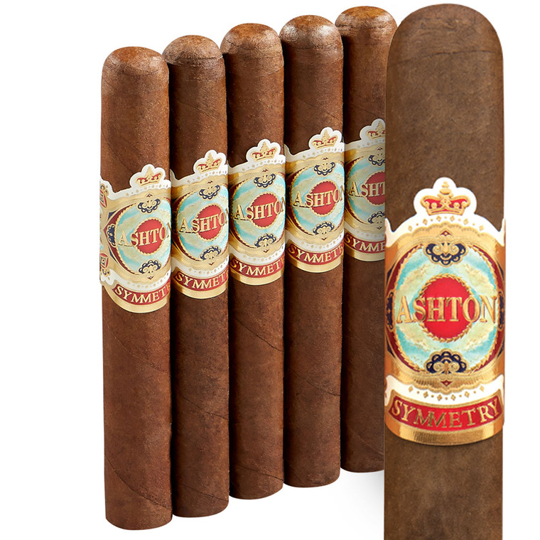 Ashton Symmetry Robusto (5x50 / 5 Pack) + Free Shipping!