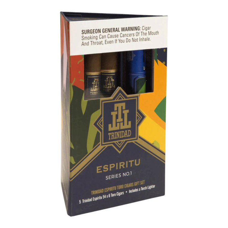Trinidad Espiritu No.1 Toro Gift Set With Lighter (6x54 / Box 5)