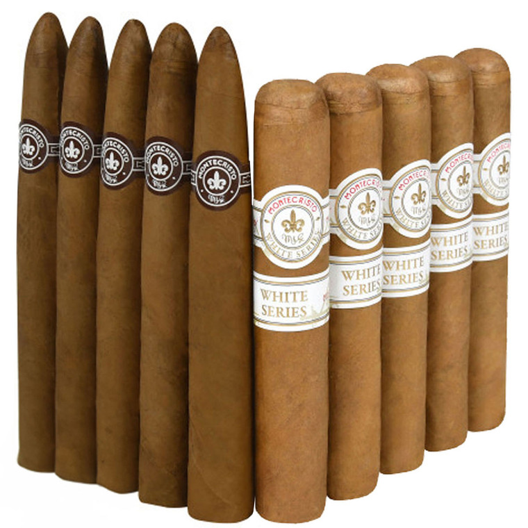 Slam Pack: Montecristo Original vs Montecristo White (Assorted Sizes / 10 Pack)