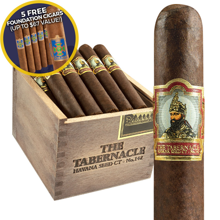 Tabernacle Havana Seed No. 142 Toro (6x52 / 10 Pack) + 5 Free Cigars! (Up To $67 Value!)