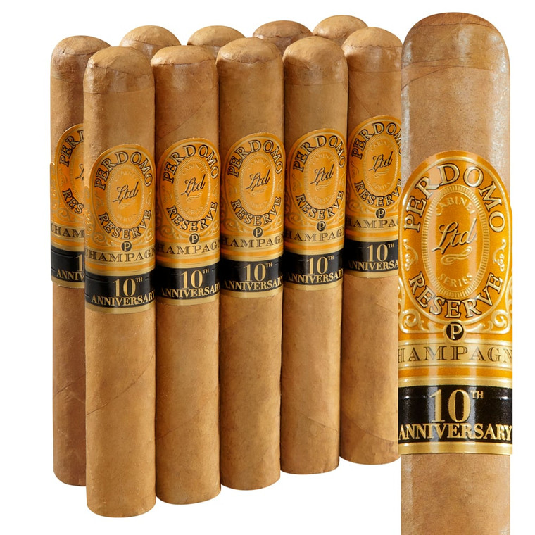Perdomo 10th Anniversary Champagne Super Toro (6x60 / 10 Pack)