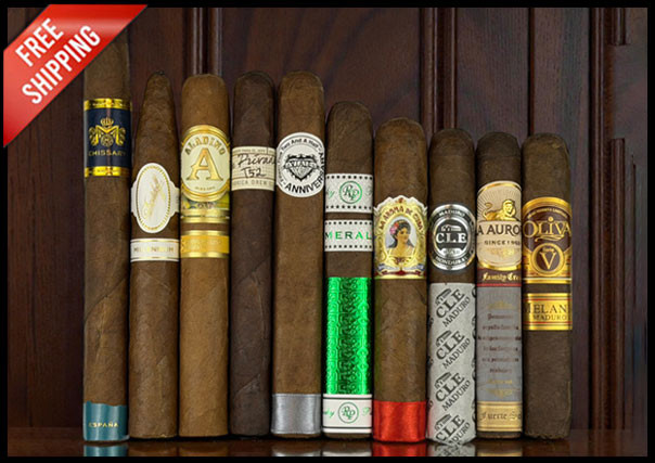 CA Top 25 Sampler 2026 Edition (Assorted Sizes / 10 Pack) | Cigar King