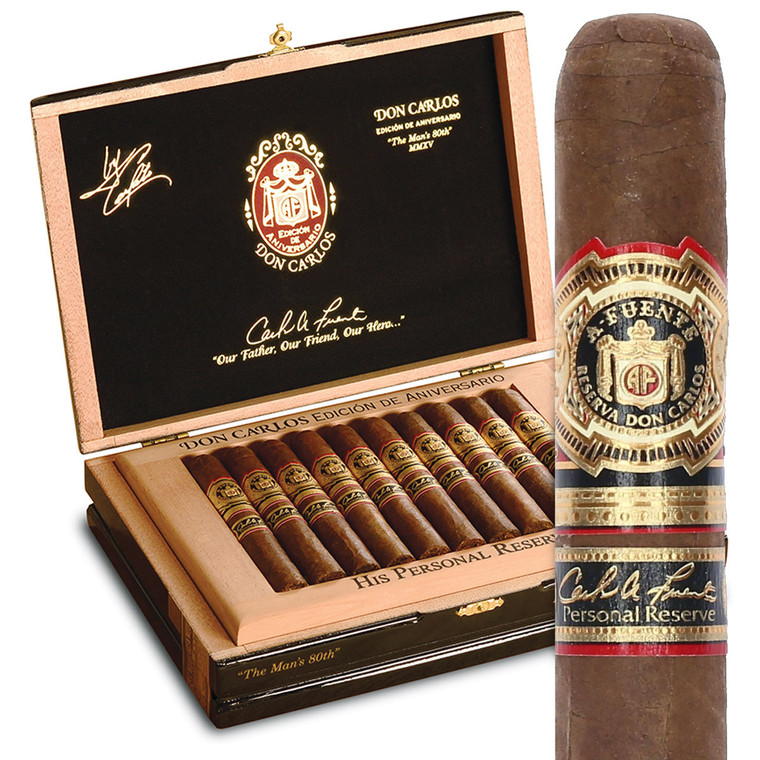 Rare Arturo Fuente Don Carlos Personal Reserve (5x50 / Box 20)