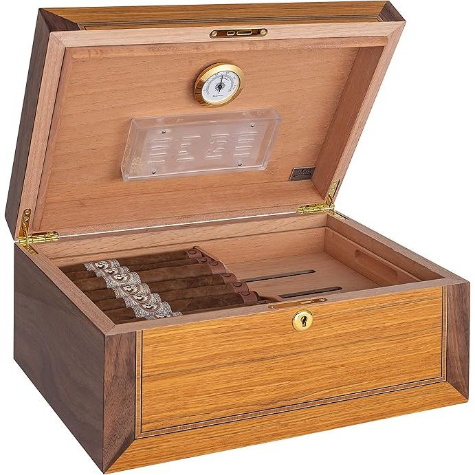 Cigar Humidor Supreme Merino Bubinga 75 Count