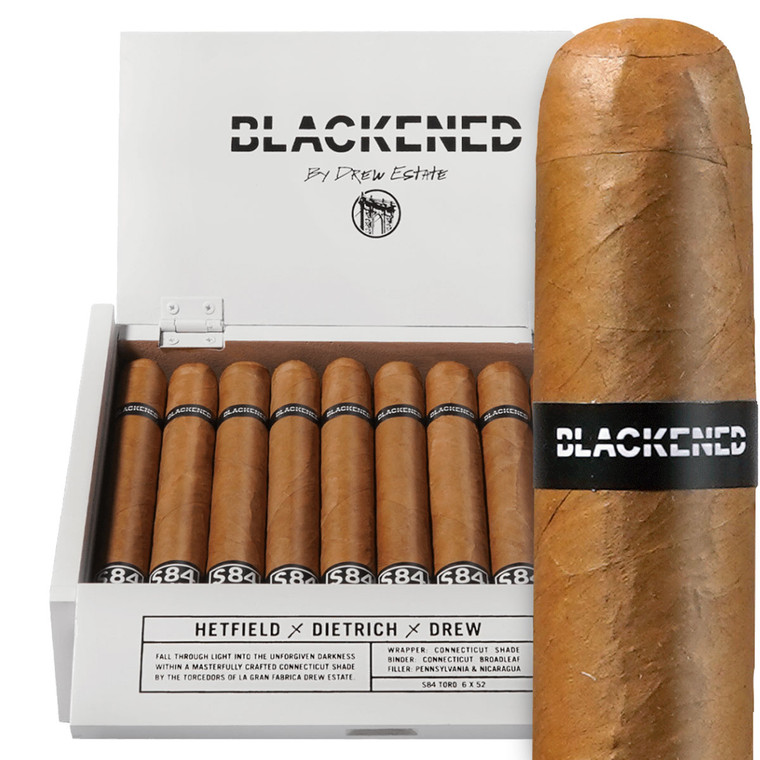 Blackened S84 Shade to Black by Drew Estate Corona (5x43 / Box 20)