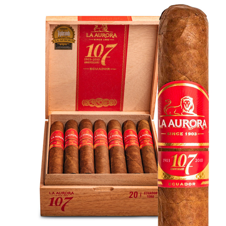 La Aurora 107 Ecuador Toro (5.75x54 / Box 20) + Doorbuster Sale!