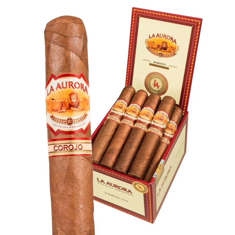 La Aurora 1962 Corojo Robusto (5x50 / Box 20) + Doorbuster Sale!