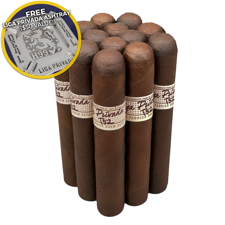 Drew Estate Liga Privada T52 Corona Viva Wheel (6x46 / 13 Cigars) + FREE Liga Privada Ashtray ($50 Value!)