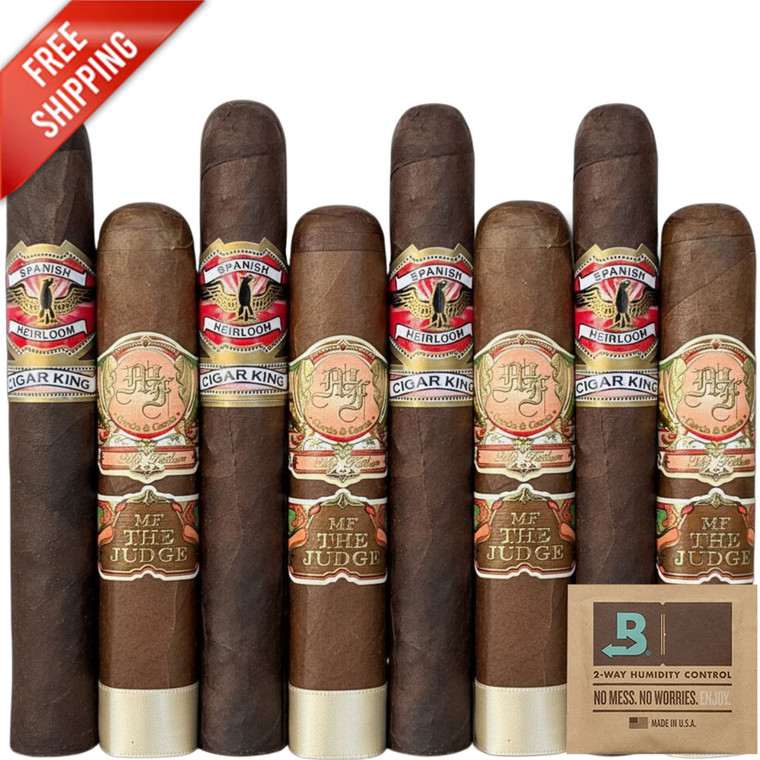 My Father The Judge Grand Robusto vs AJ Fernandez Spanish Heirloom Toro (Assorted Sizes / 8 Pack)