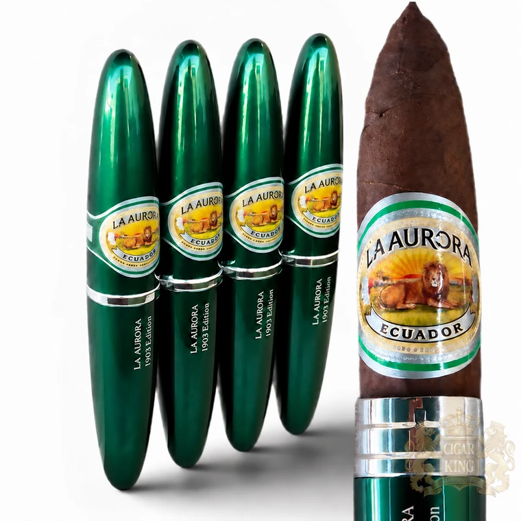 La Aurora Preferido Emerald No. 2 Tubos Double Perfecto (5x54 / 4 Pack)