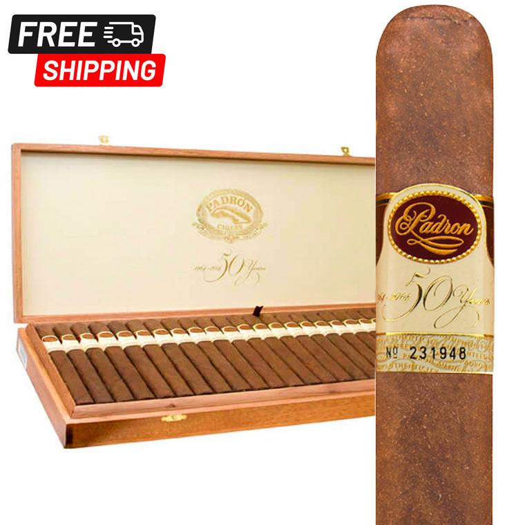Padron 50th Anniversary Natural Limited Edition (6.5x52 / Box 50)