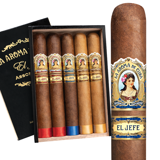 La Aroma de Cuba El Jefe Sampler (7 x 58/ 5 Cigars)