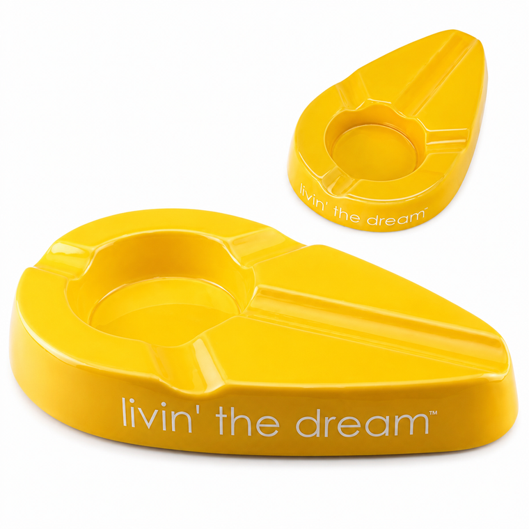 Xikar Living The Dream Yellow Ashtray