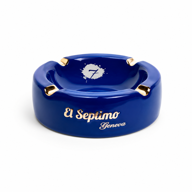 El Septimo Fabuloso Ashtray Blue