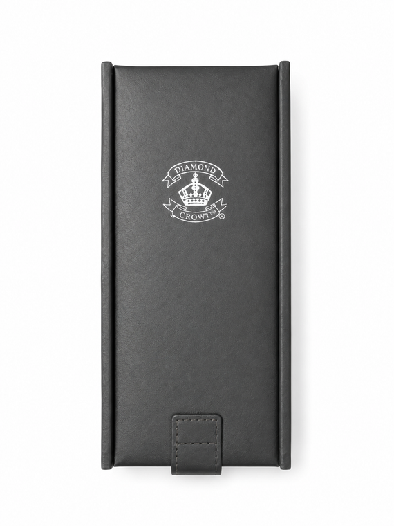 Diamond Crown 3 Cigar Hard Leather Case Grey