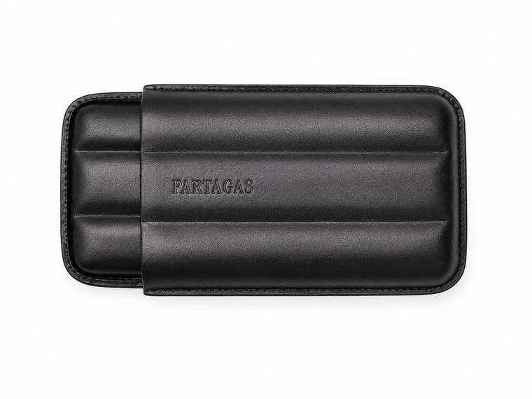 Partagas Premium Leather 3 Cigar Travel Case