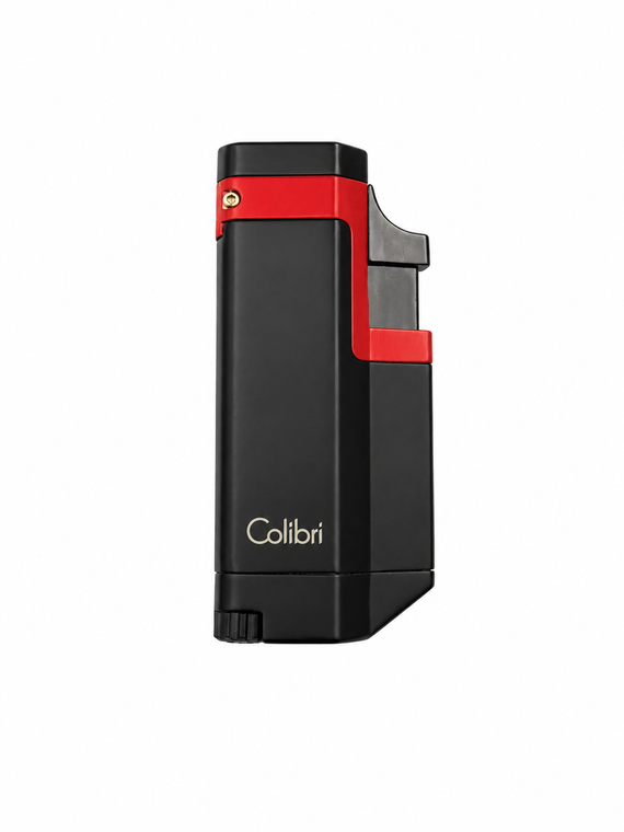 Colibri Tribeca II Triple Flame Lighter Black/Red