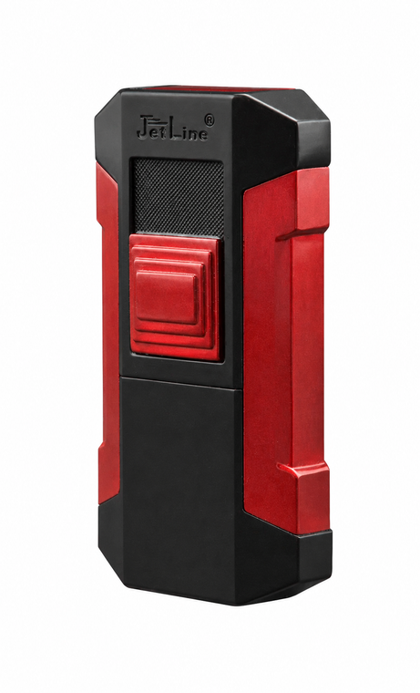 Jetline Luxe Double Flame Lighter Red