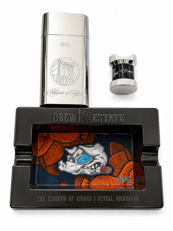 Drew Estate The Rebirth of Cigars Mean Pig Accessory Tin 3 PC Set 