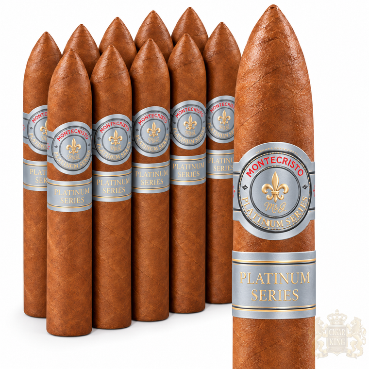 Montecristo Platinum No. 2 Belicoso (6x52 / 10 Pack)