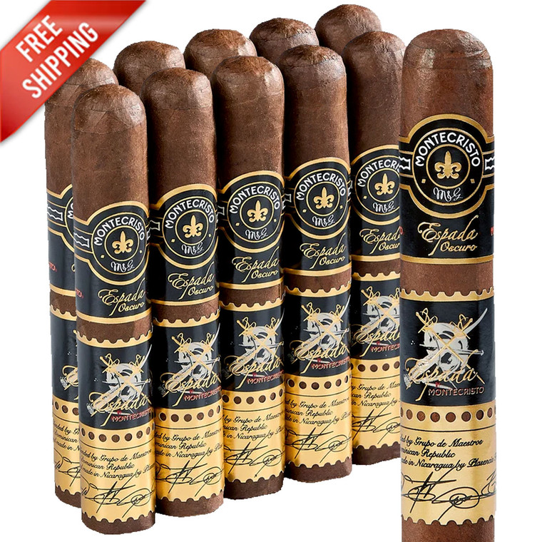 Montecristo Espada Oscuro Guard Toro (6x50 / Pack 10)