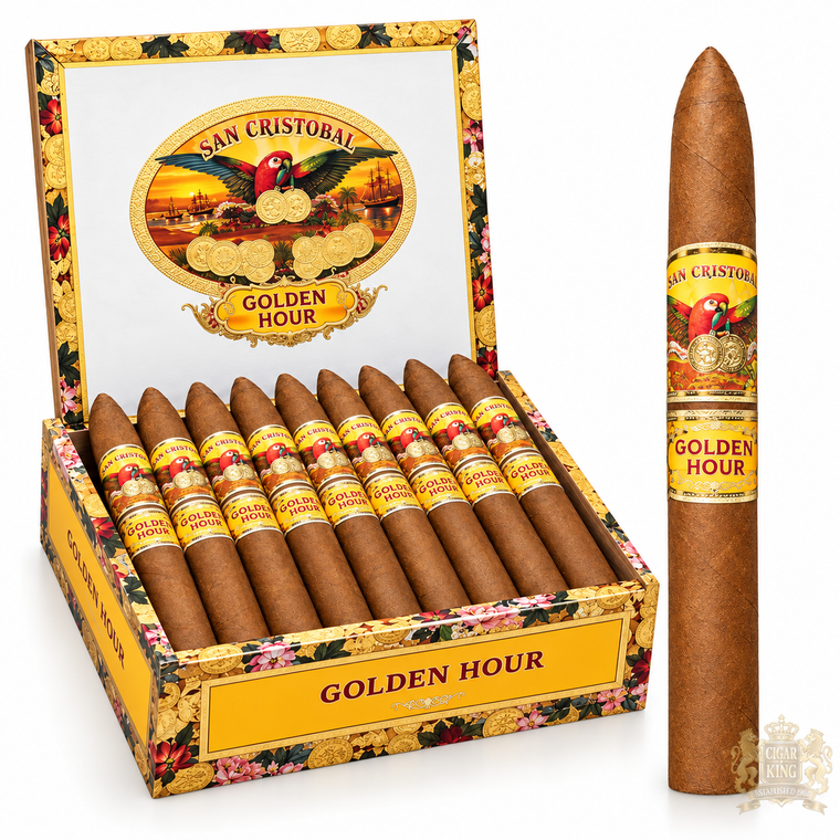 San Cristobal Golden Hour Dorado Pyramid (6.1x52 / Box 25)