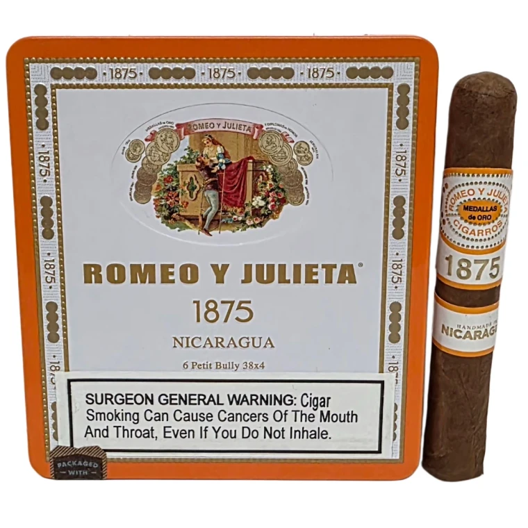 Romeo y Julieta 1875 Nicaragua Petit Bully (4x38 / Tin of 6)