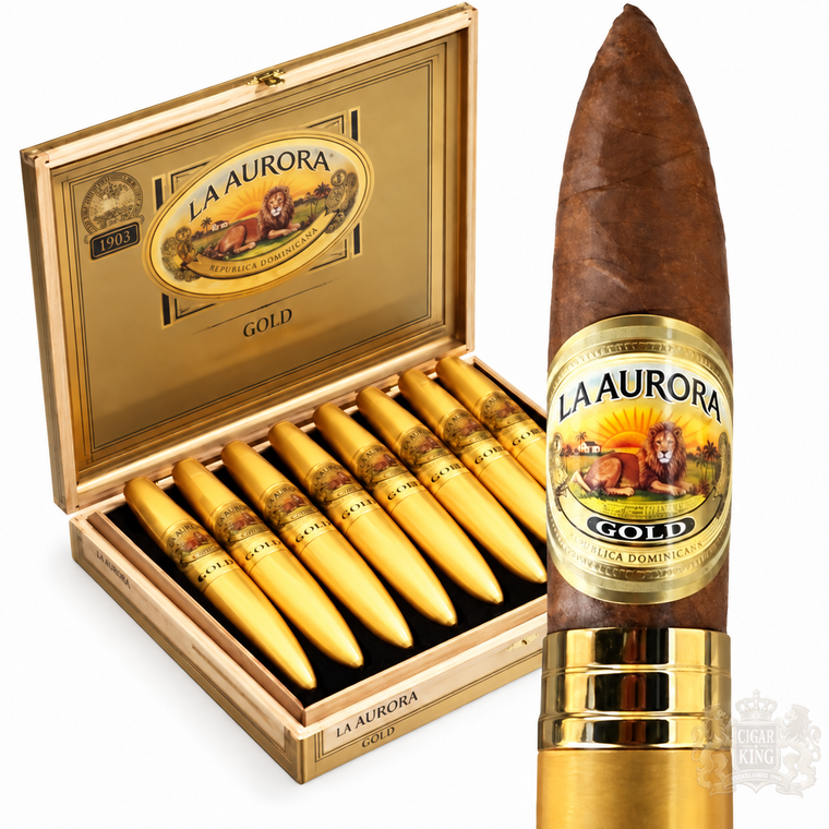 La Aurora Preferido Gold No. 2 Tubos Double Perfecto (5x54 / Box 8)