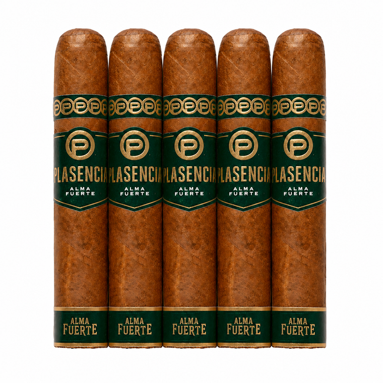 Plasencia Alma Fuerte Colorado Claro Robustus II Robusto (5.1x55 / 5 Pack)