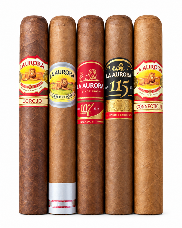 La Aurora Assorted 5 Pack Robusto Sampler (5x50 / 5 Pack)