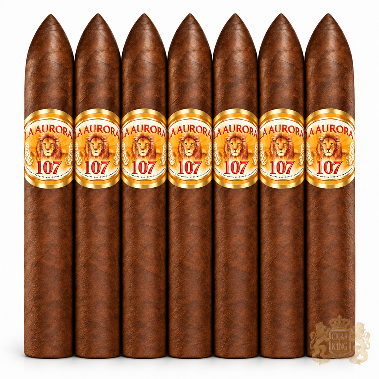 La Aurora 107 Belicoso (6.25x52 / 7 Pack) 