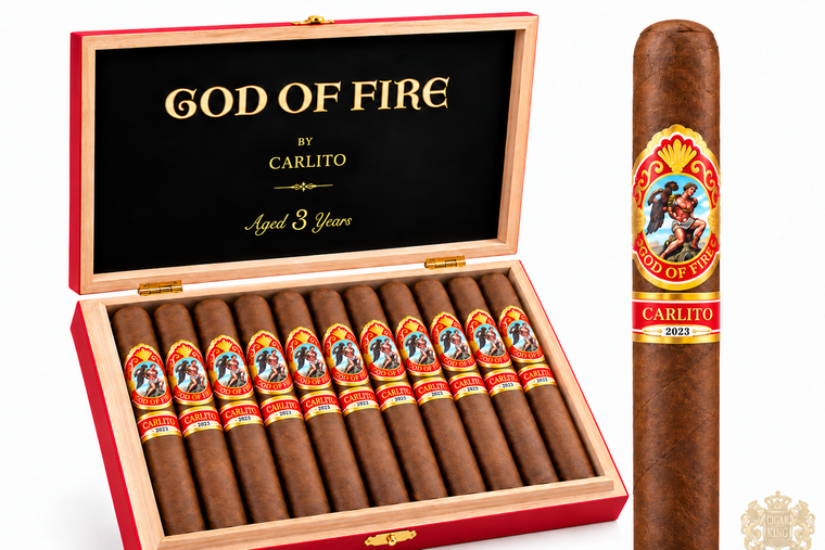 God Of Fire Carlito Double Robusto (5.75x52/ Box 10)