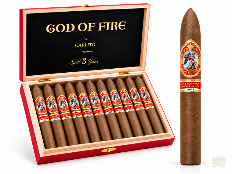 God Of Fire Carlito Piramide (6.3x52/ Box 10)