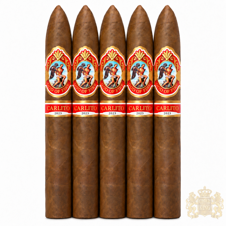 God Of Fire Carlito Piramide (6.3x52/ 5 Pack)