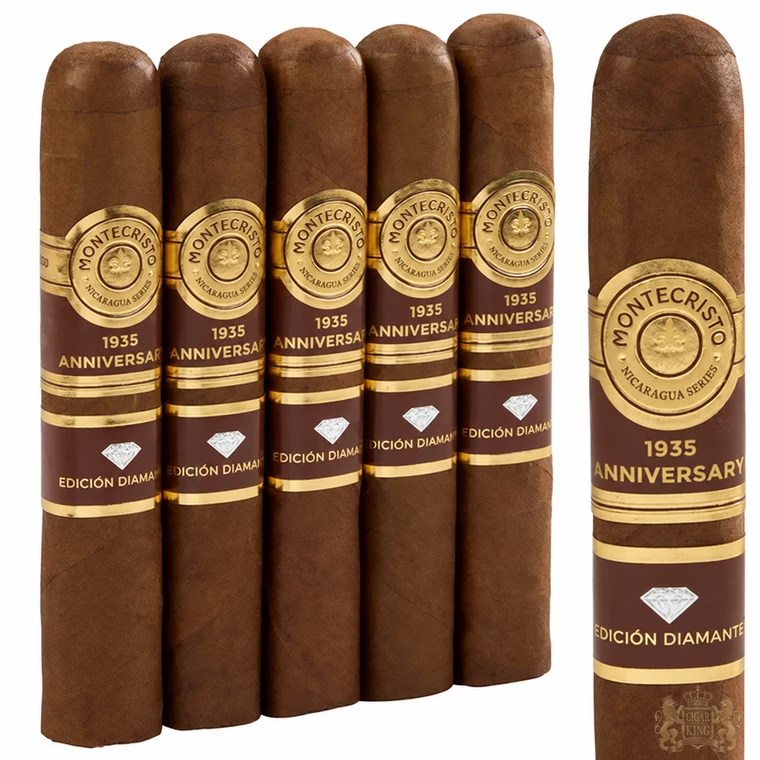 Montecristo 1935 Anniversary Edicion Diamante Grande (6x60 / 5 Pack)