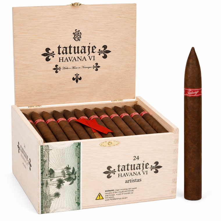 Tatuaje Havana VI Artistas Torpedo (6.13x52 / Box 24)
