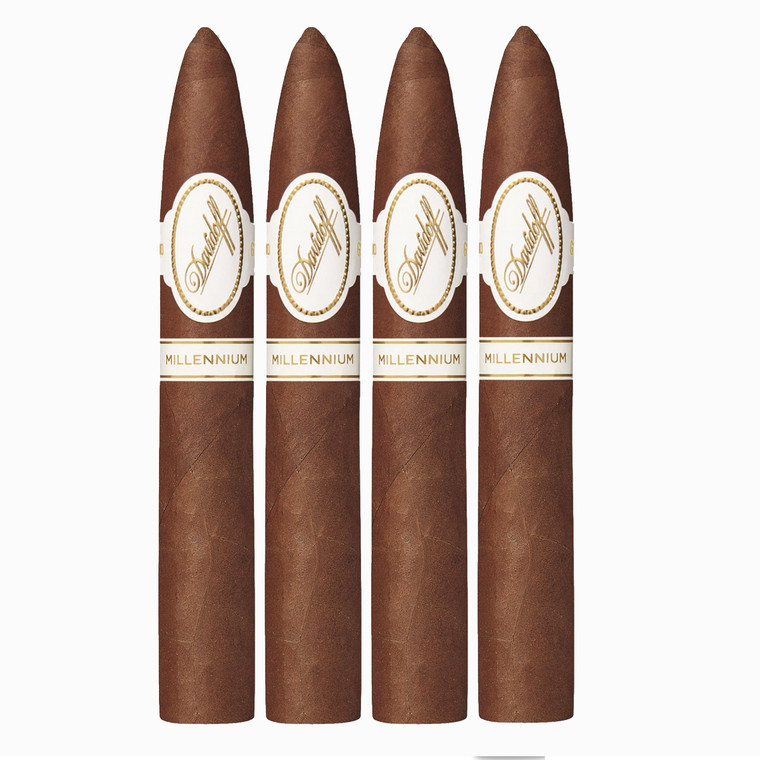 Davidoff Millennium Piramides (6.125x52 / 4 Pack)