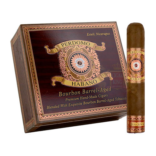 Perdomo Habano Bourbon Barrel Aged Sun Grown Robusto (5x54 / Box 24)