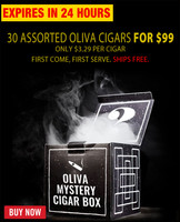 Rare Oliva Mystery Cigar Box Extravaganza (30 PACK MEGA SAMPLER) + 60% OFF RETAIL! + FREE SHIPPING ON YOUR ENTIRE ORDER!